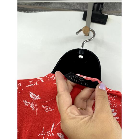 Knot Sisters red floral wrap maxi dress - Picture 4 of 4